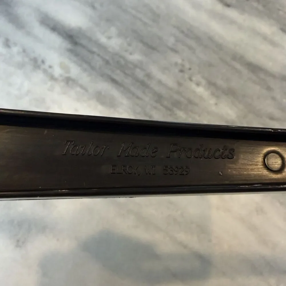 Vintage Tailor Made 4 Slot Spatula Turner Flipper Nylon Plastic Black Made USA